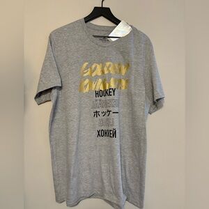 Adidas Amplifier Tee Golden Knights Hockey Mens XL NWT Grey Short Sleeve Shirt